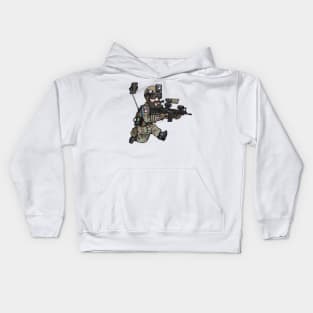 The social airsofter Kids Hoodie